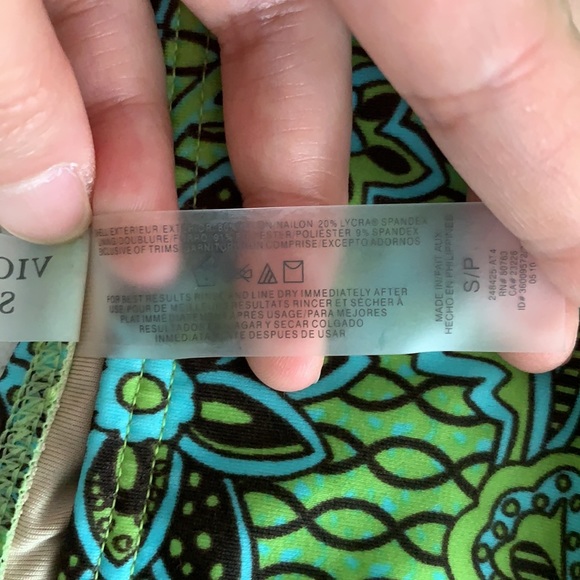 NWOT VICTORIA’S SECRET Green Print Padded Bikini - Picture 5 of 11